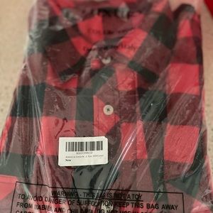 Mens 2x flannel long sleeve shirt